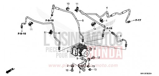 MODULATEUR ABS ADV750H de 2017
